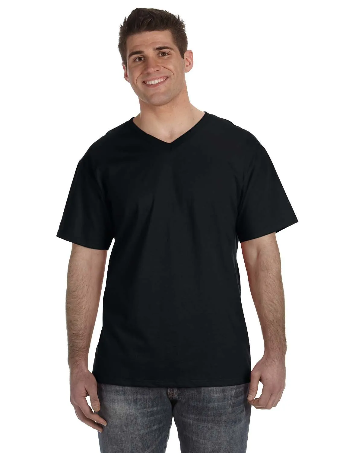 Adult Hd Cotton� V-Neck T-Shirt
