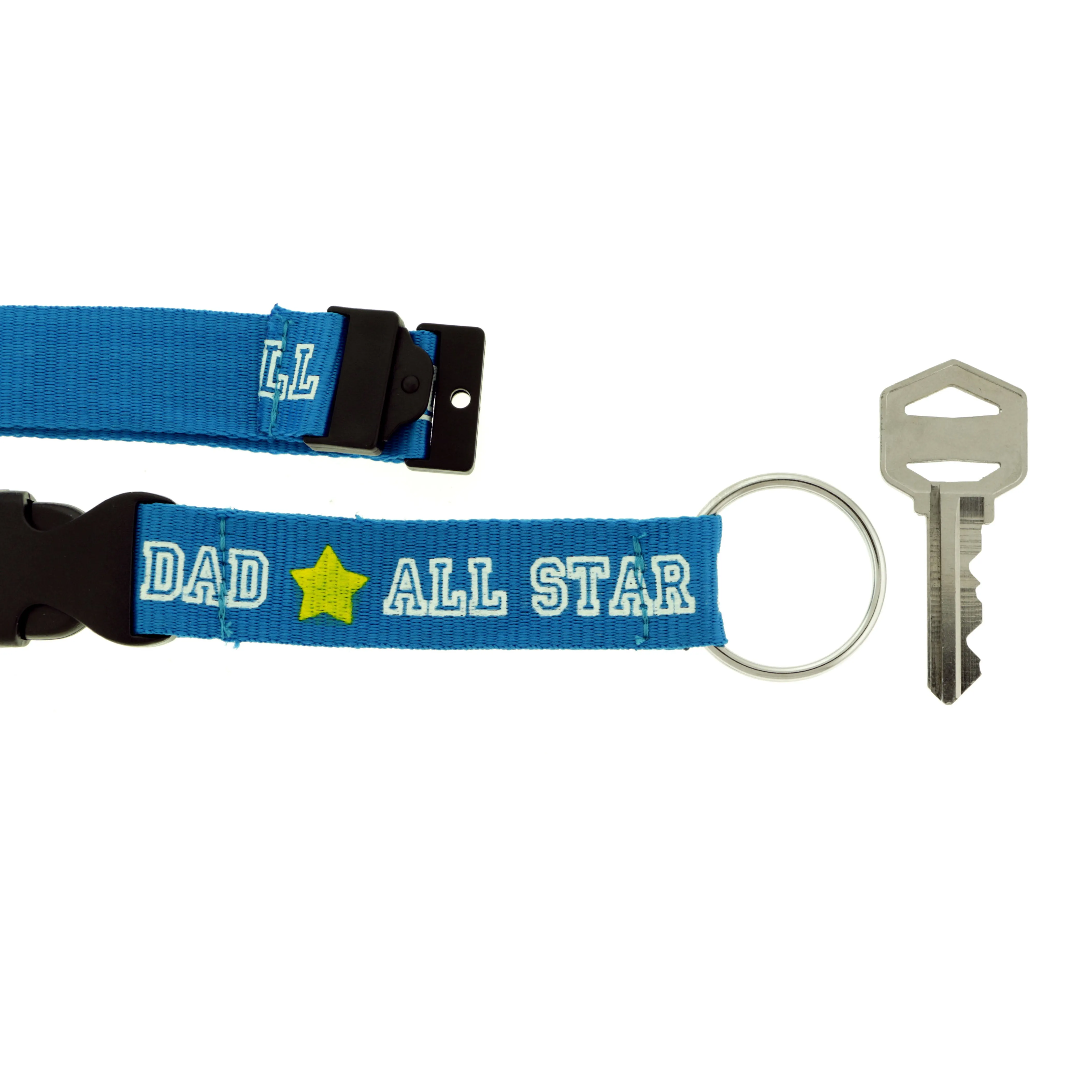 All Star Dad Stars Lanyard-Keychain Blue & Yellow Colored #22