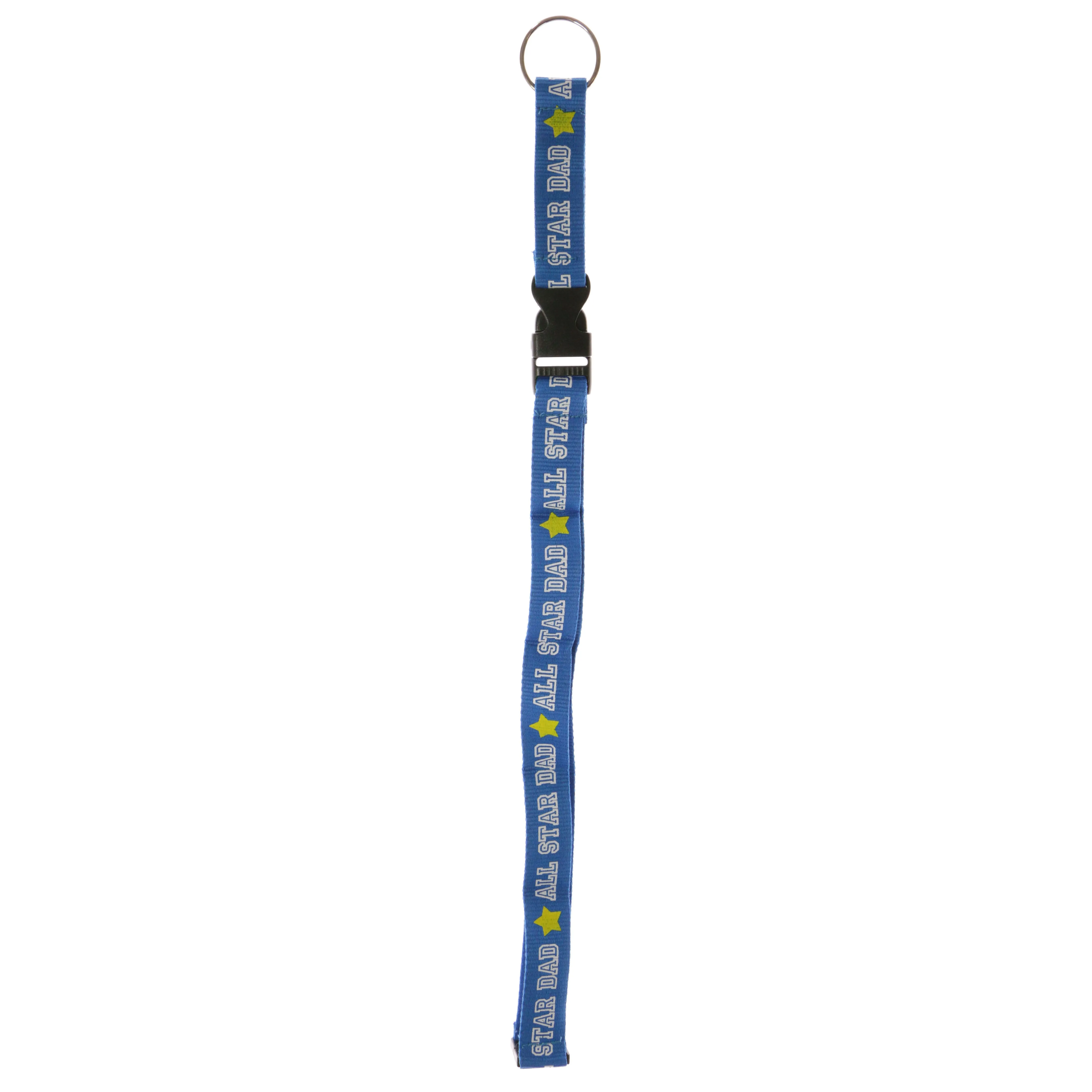All Star Dad Stars Lanyard-Keychain Blue & Yellow Colored #22