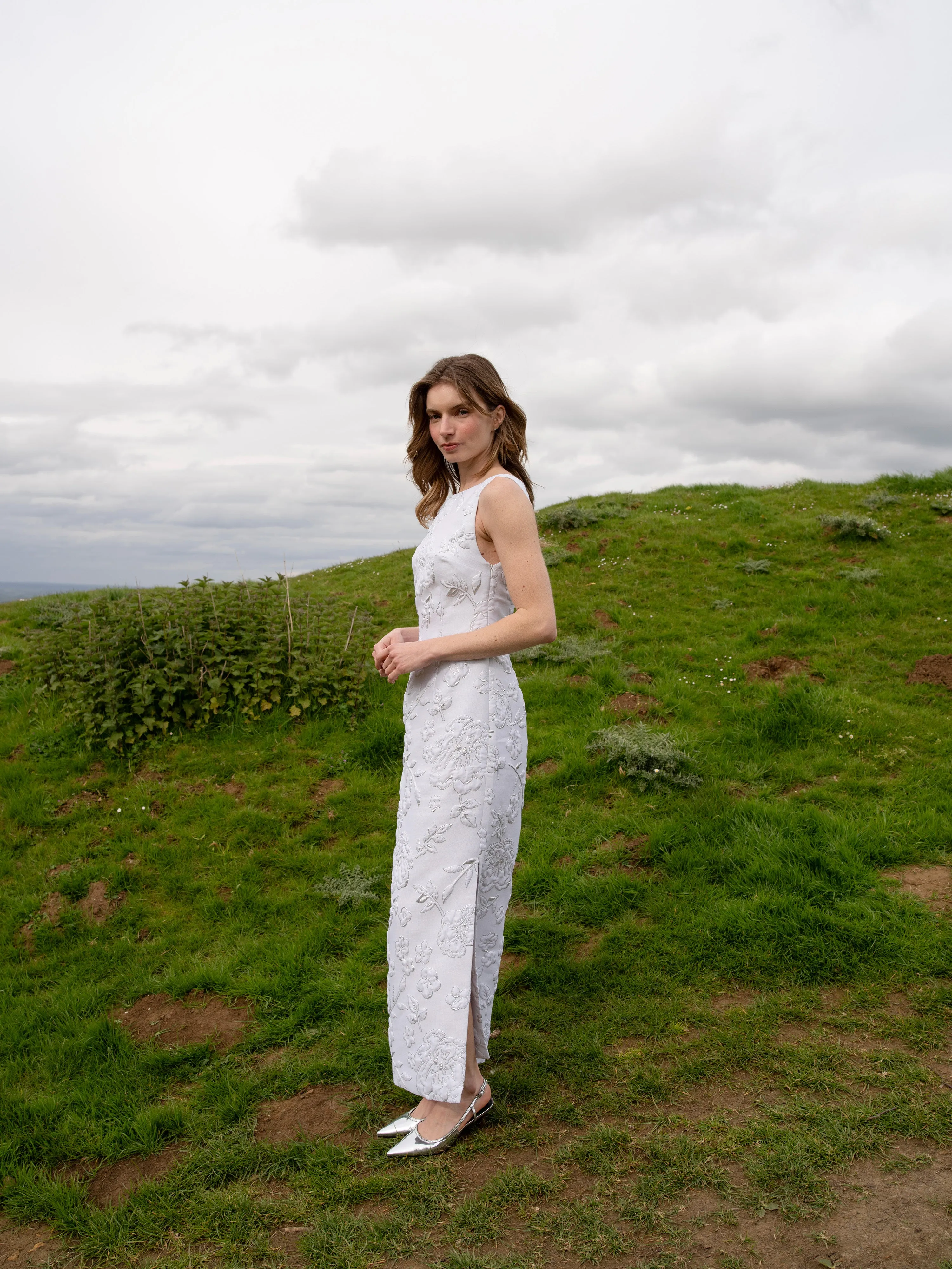 All White Easy Dress