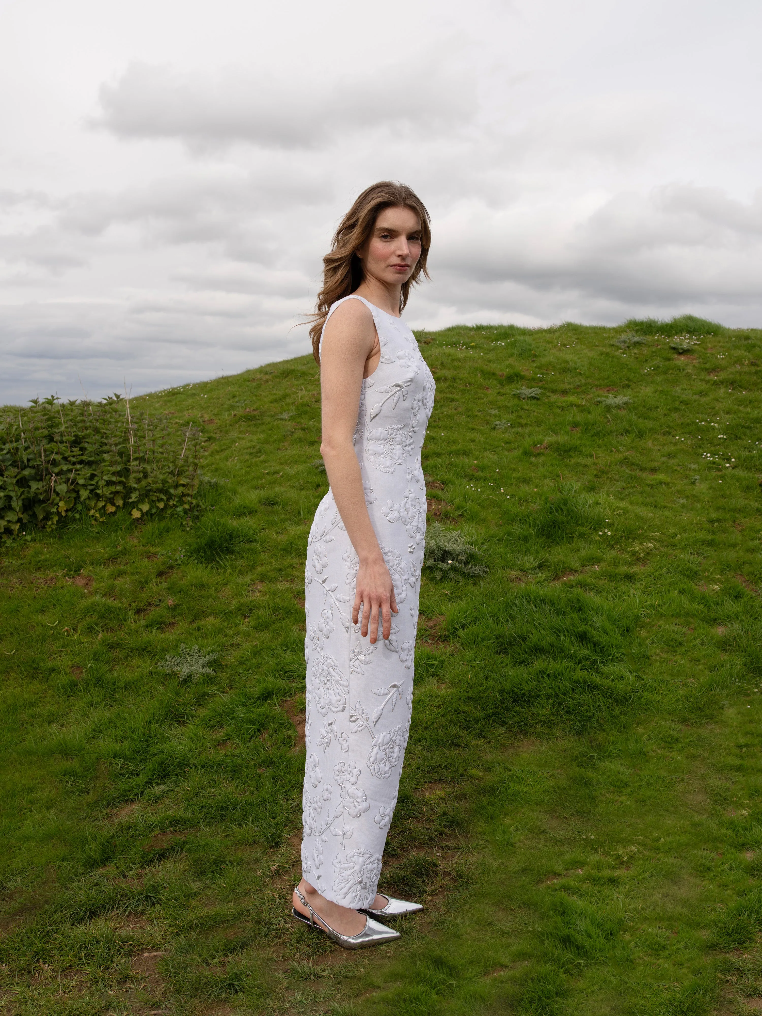 All White Easy Dress