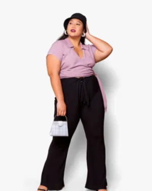 Alyssa Wrap Top | Orchid