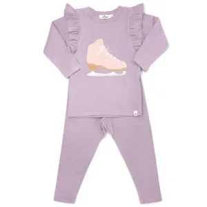 Baby 2PC Set | Cord Ice Skate-Dusty Lavender | Oh Baby !