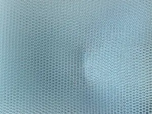 Baby Blue Plain Net Fabric