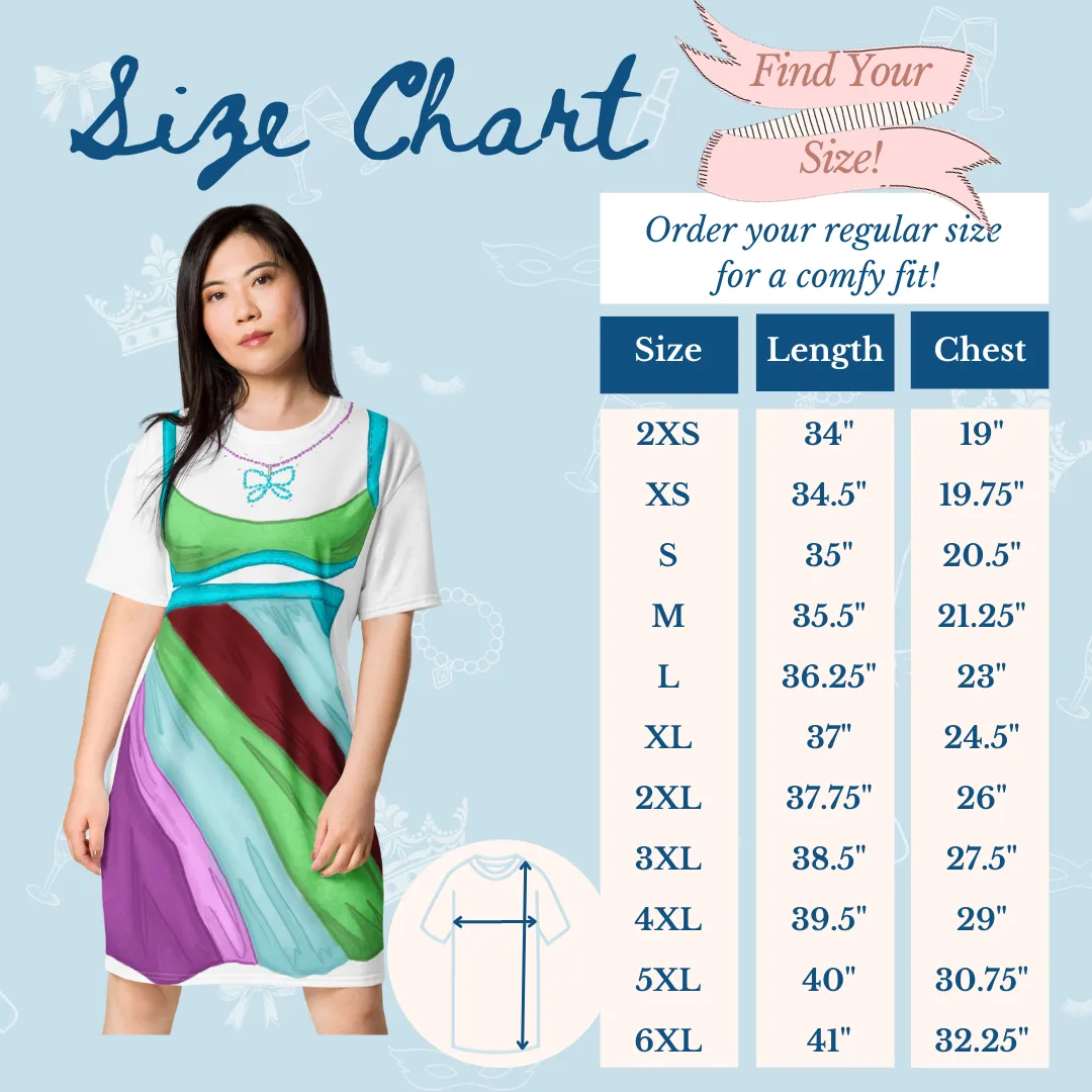 Bad Rap T-Shirt Dress | Easy Costume, Fun Loungewear, Unique Gift