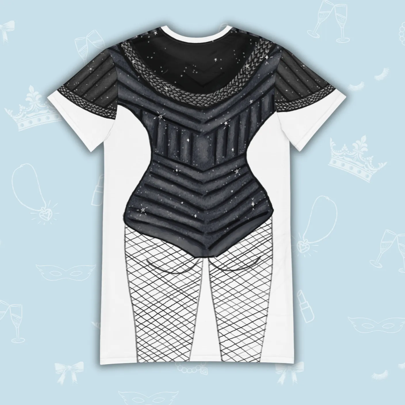 Bad Rap T-Shirt Dress | Easy Costume, Fun Loungewear, Unique Gift