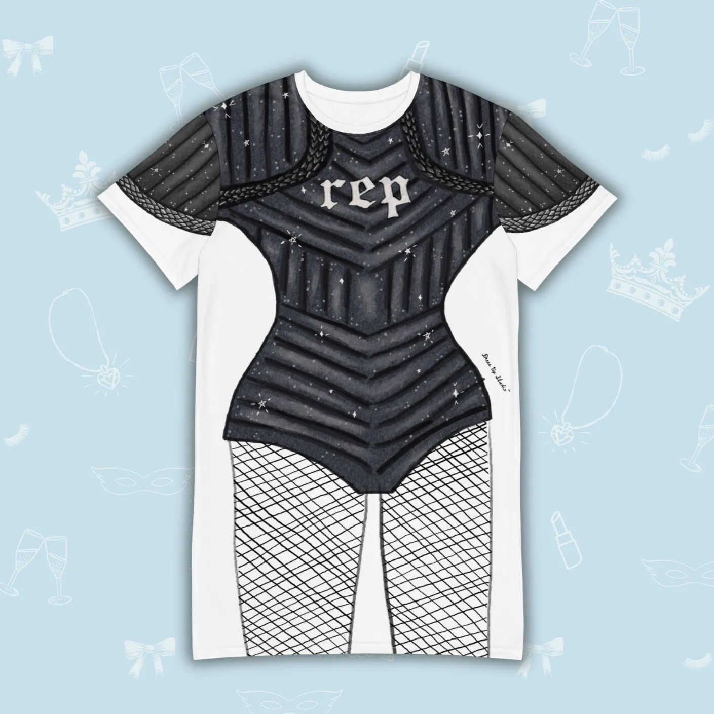 Bad Rap T-Shirt Dress | Easy Costume, Fun Loungewear, Unique Gift