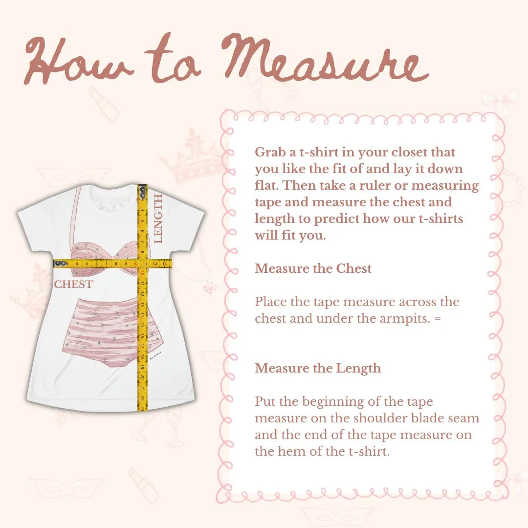 Bad Rap T-Shirt Dress | Easy Costume, Fun Loungewear, Unique Gift