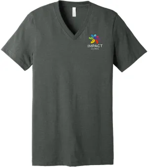 Bella Canvas Unisex Heather CVC V-Neck Tee