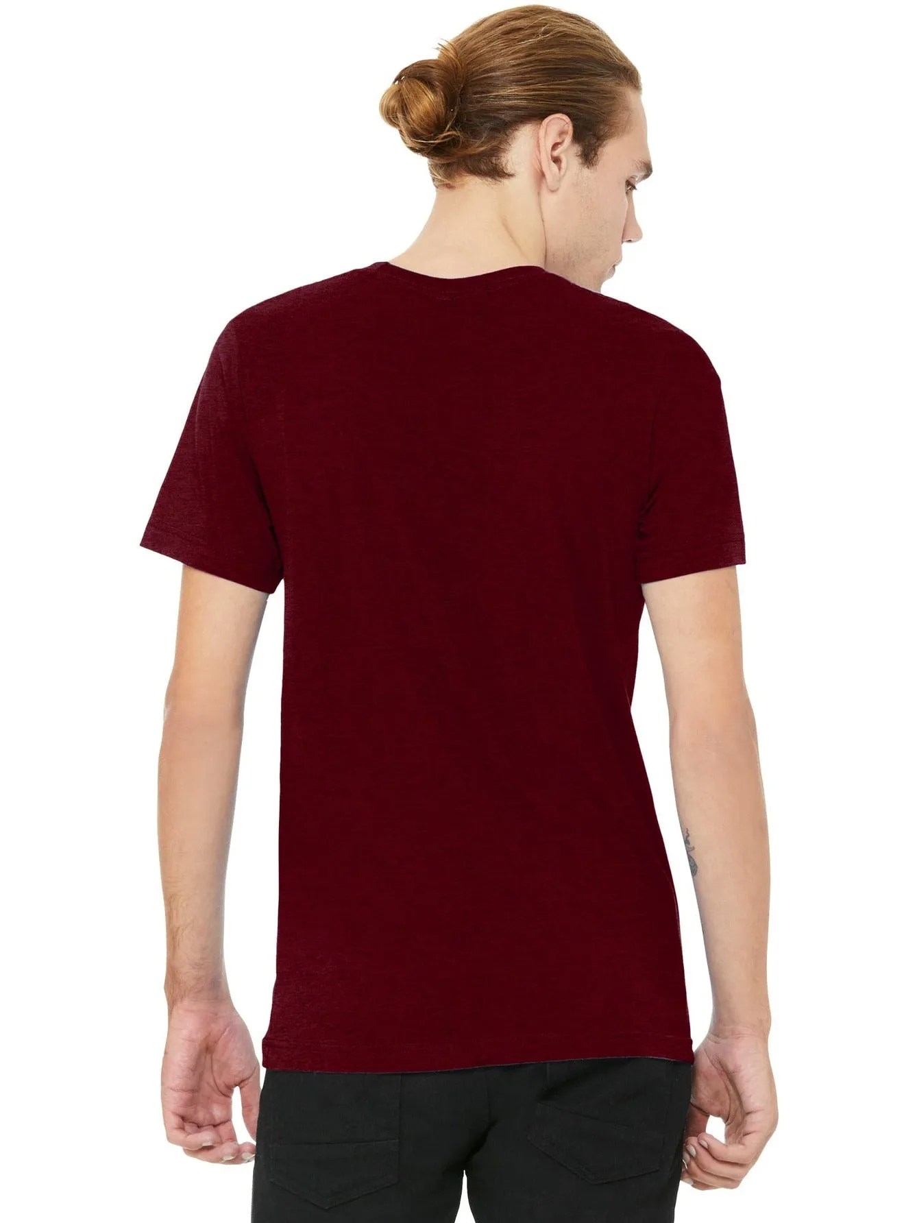 Bella Canvas Unisex Heather CVC V-Neck Tee