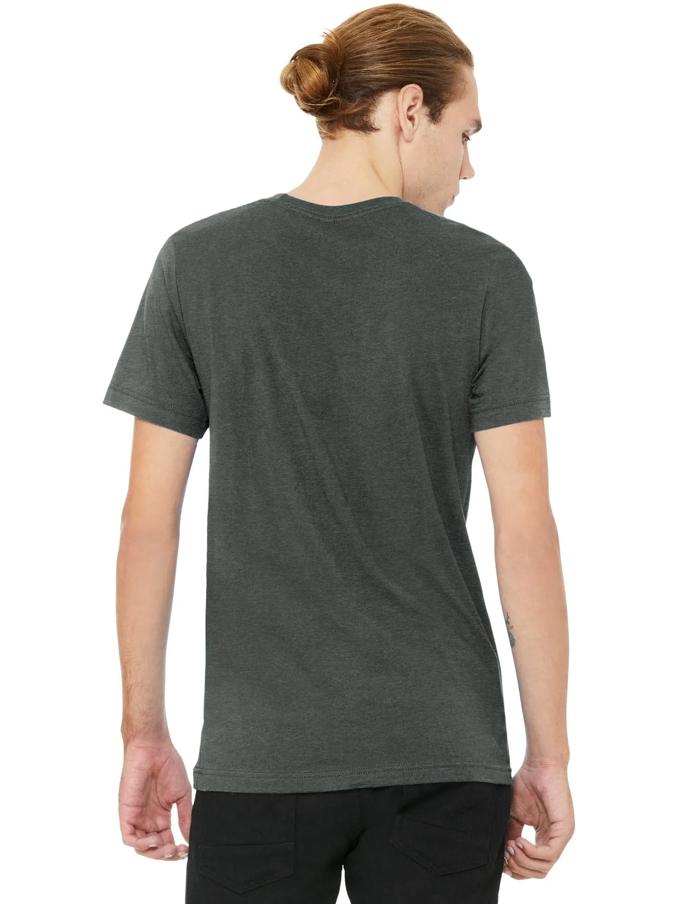 Bella Canvas Unisex Heather CVC V-Neck Tee