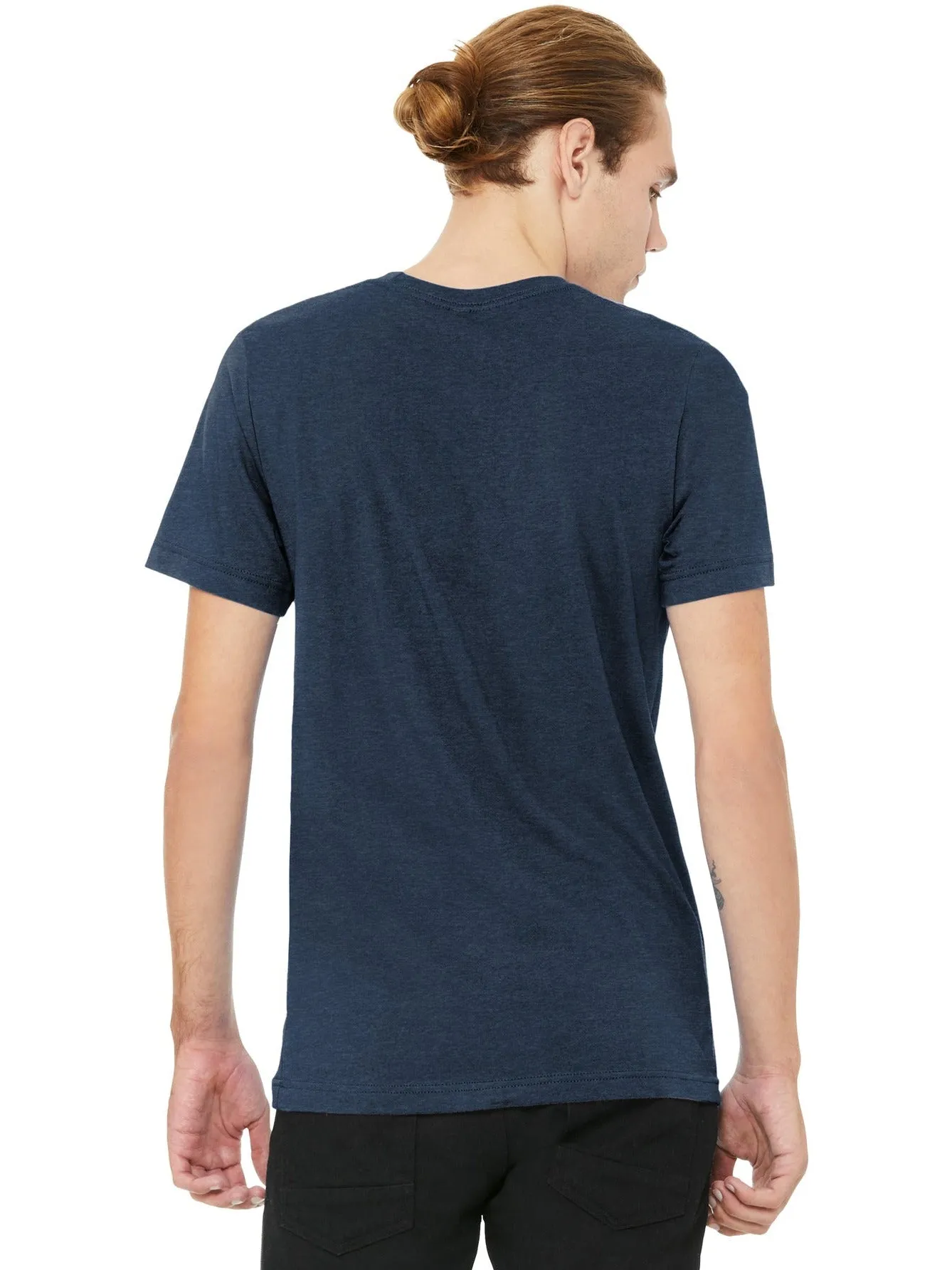 Bella Canvas Unisex Heather CVC V-Neck Tee