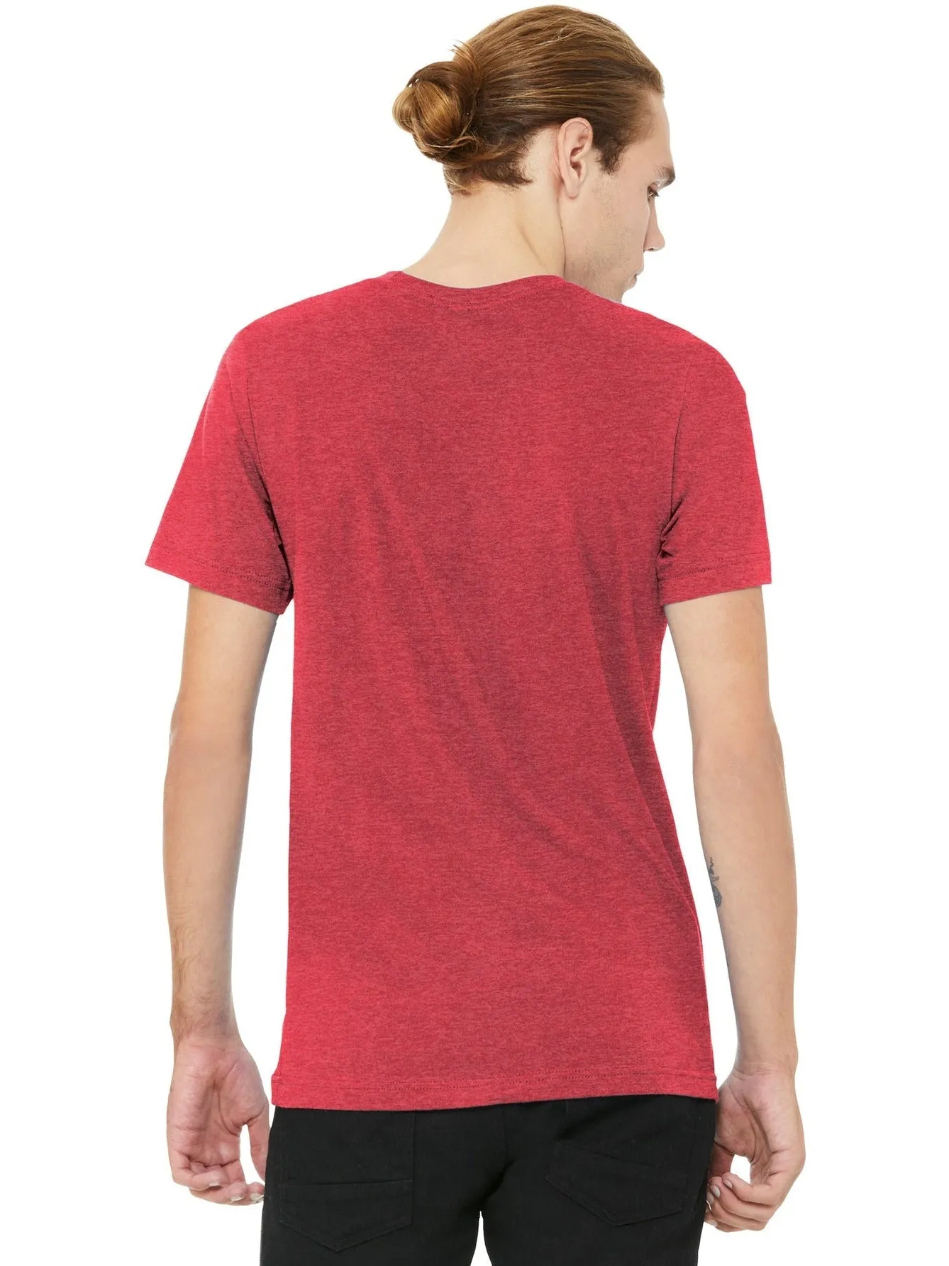 Bella Canvas Unisex Heather CVC V-Neck Tee
