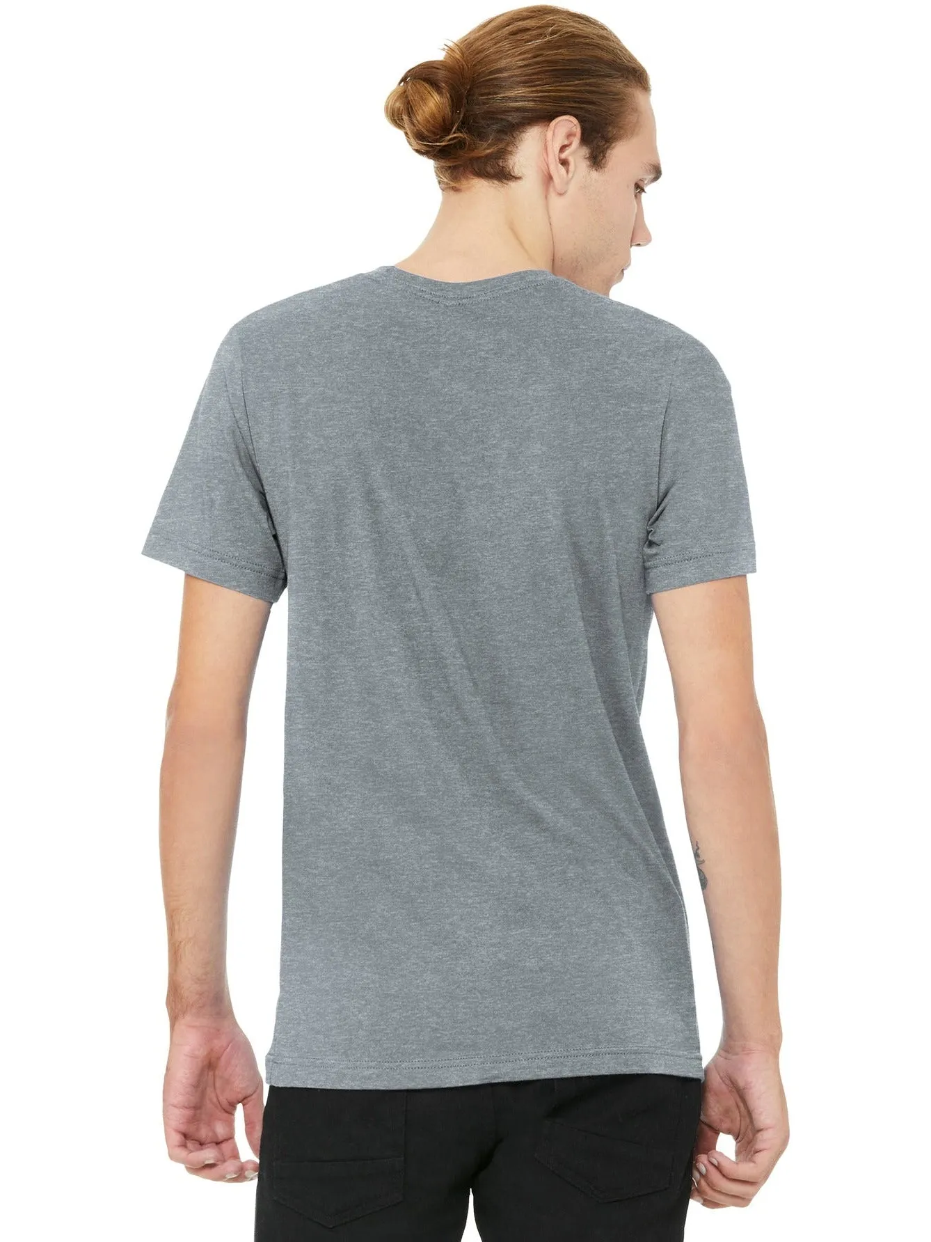 Bella Canvas Unisex Heather CVC V-Neck Tee