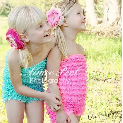 Big Girl Lace Petti Romper