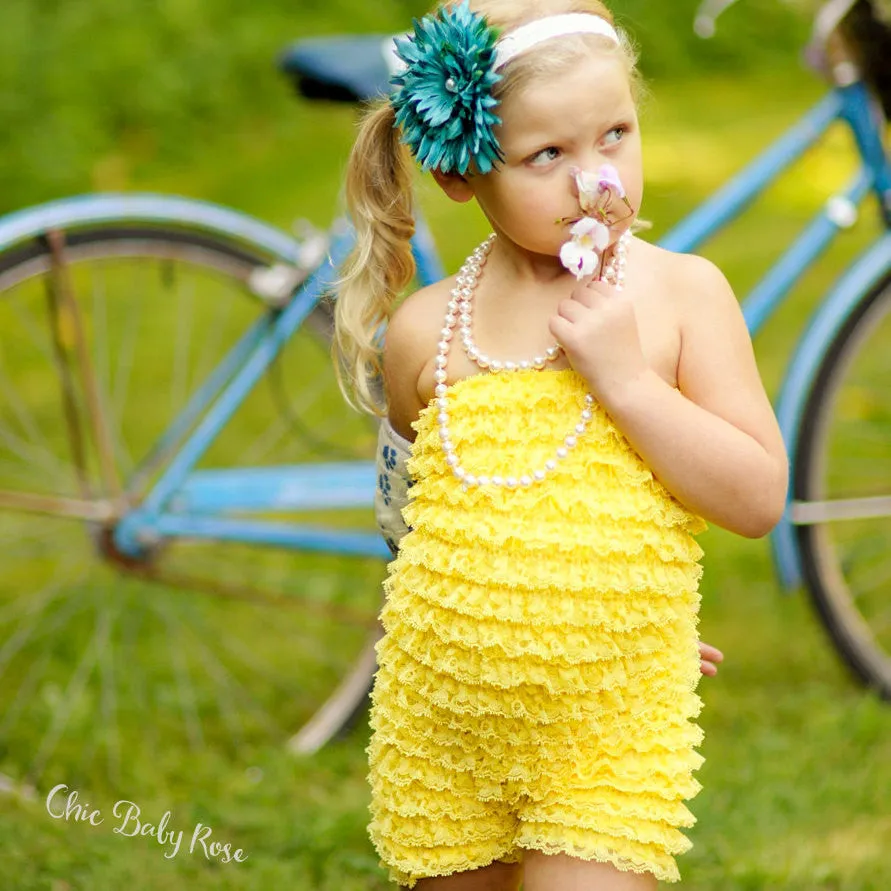 Big Girl Lace Petti Romper