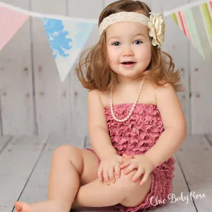 Big Girl Lace Petti Romper