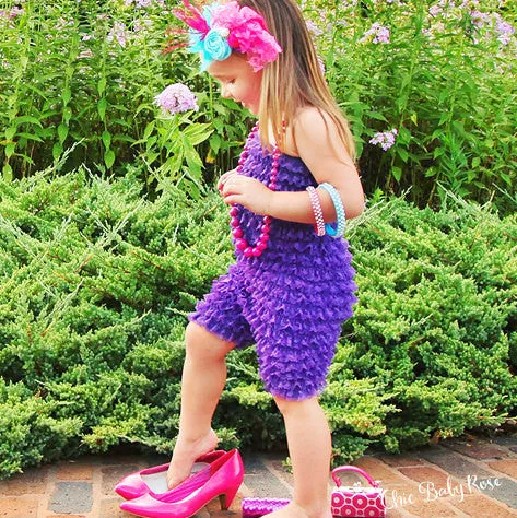 Big Girl Lace Petti Romper