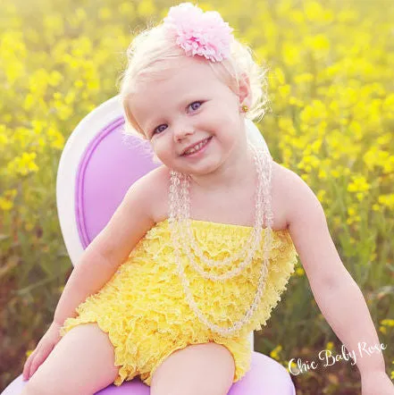Big Girl Lace Petti Romper