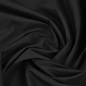 Black Stretch Gabardine Fabric  97512