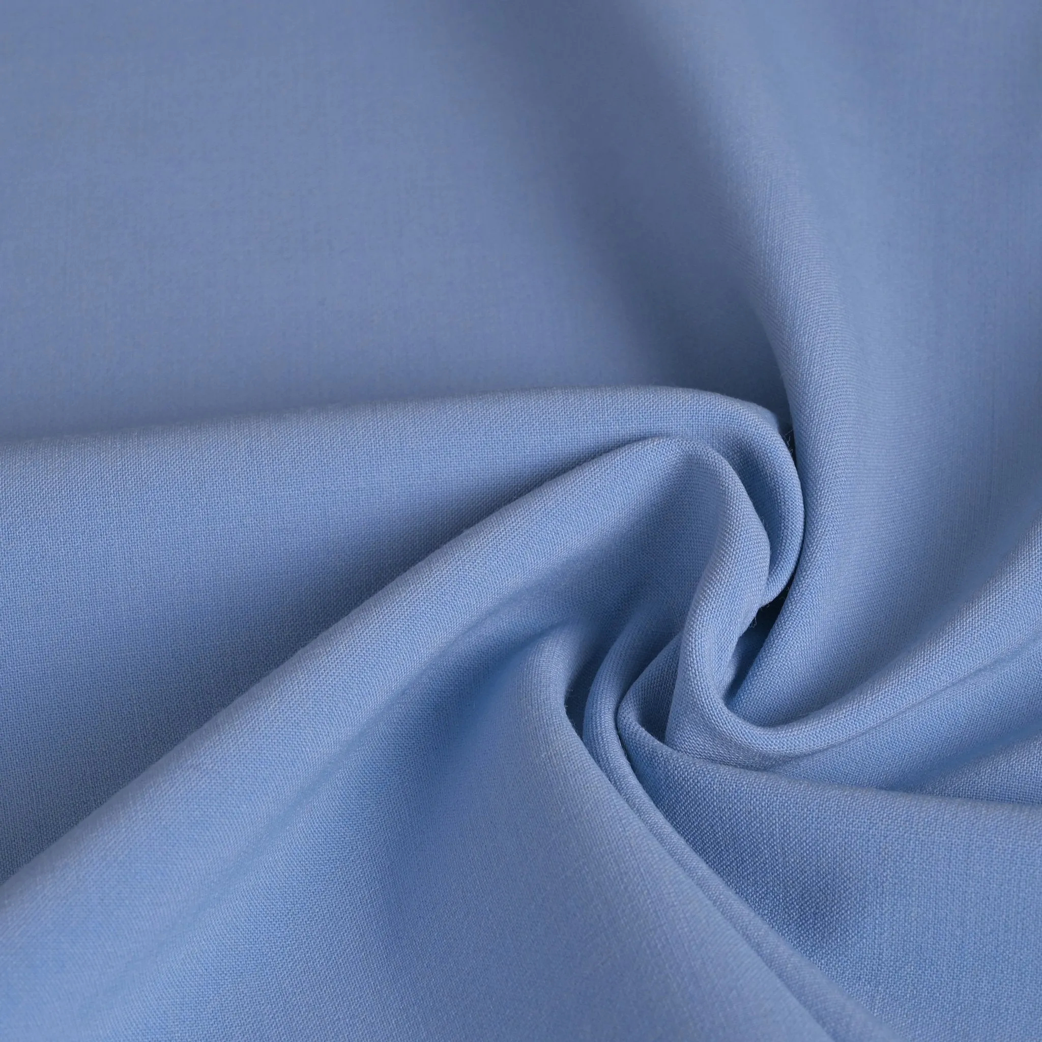 Blue Double Weave Suiting Fabric 3549