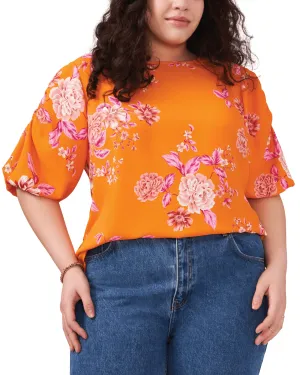Brielle Open Shoulder Blouse | SUNSET ORNG