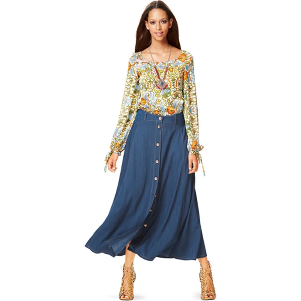 Burda B6685 Women's Dress & Blouse Sewing Pattern