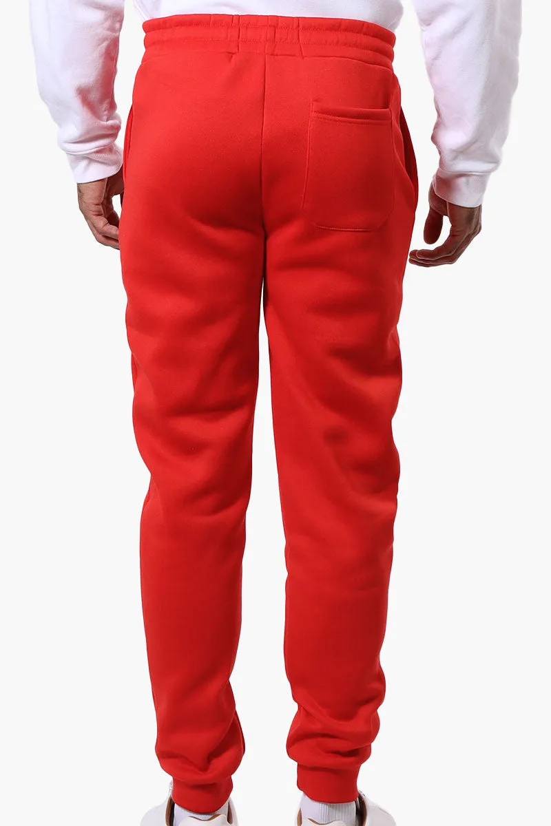 Canada Weather Gear Basic Tie Waist Joggers - Red
