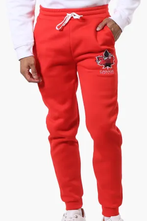 Canada Weather Gear Basic Tie Waist Joggers - Red