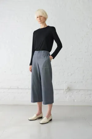 Carolyn Luxe LS Top Black