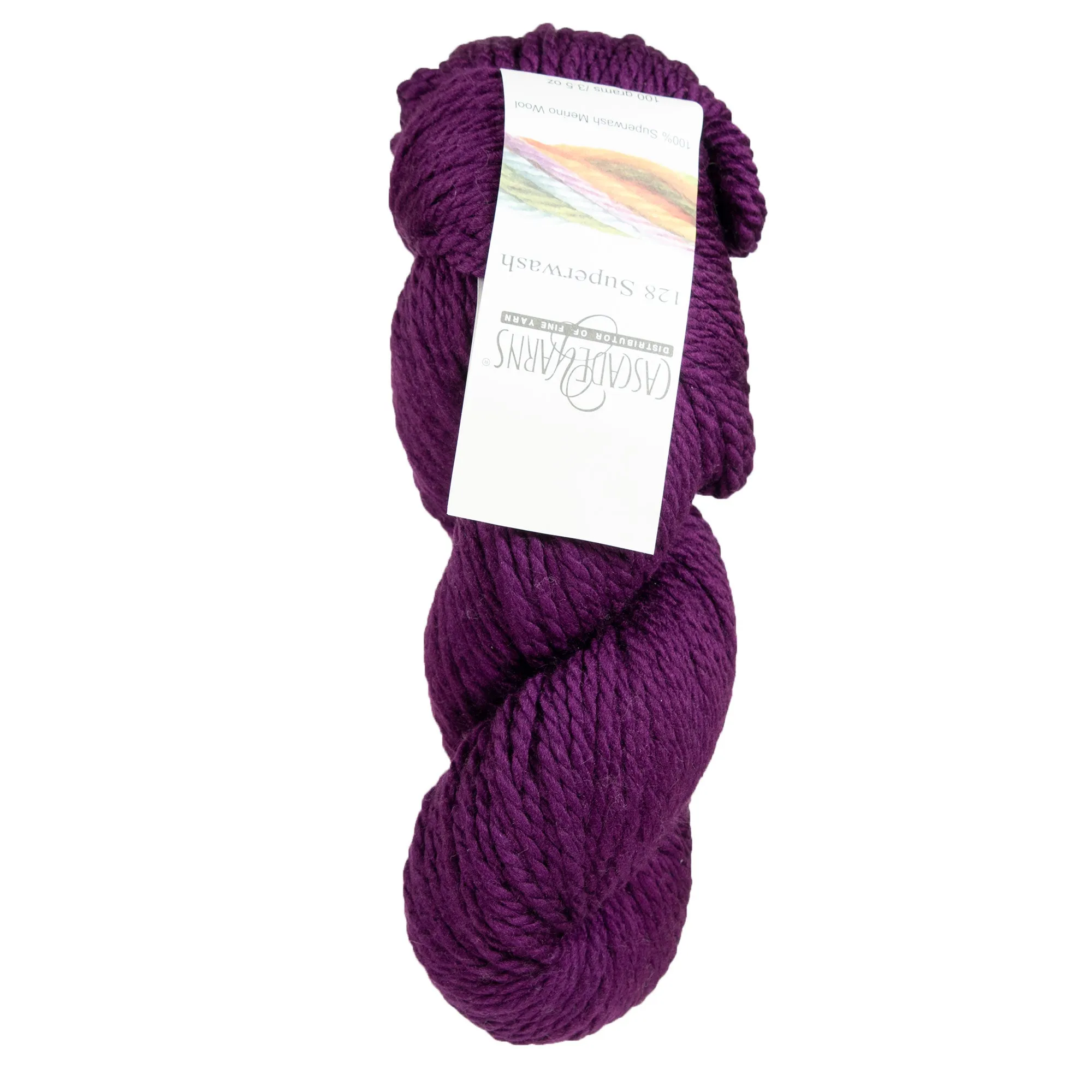 Cascade Yarns 128 Superwash Yarn - 1965 Dark Plum