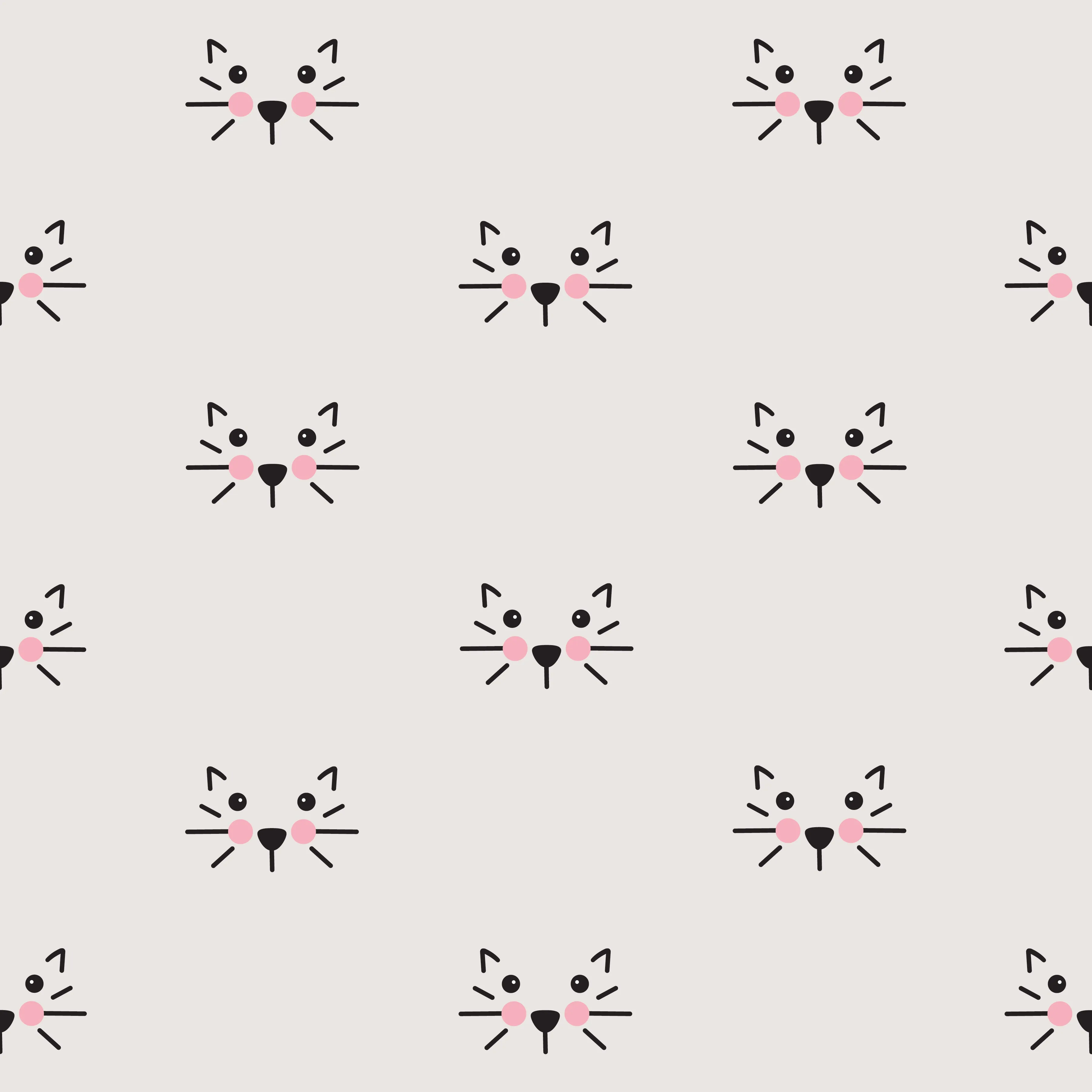Cat Double Gauze Grey