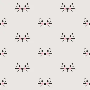 Cat Double Gauze Grey