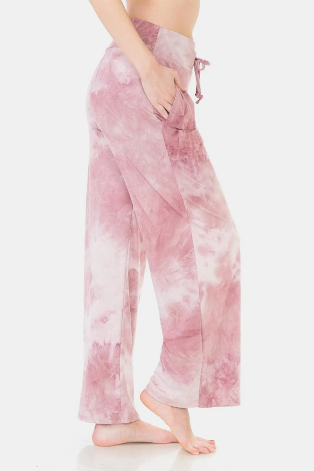 Charming Comfort Tie Dye Wide Leg Pants