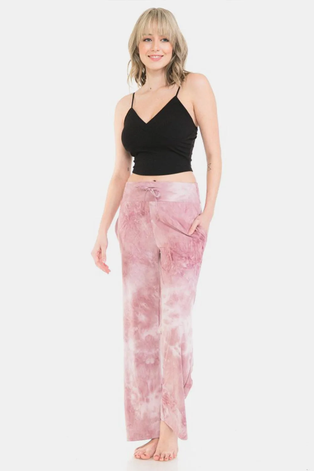 Charming Comfort Tie Dye Wide Leg Pants