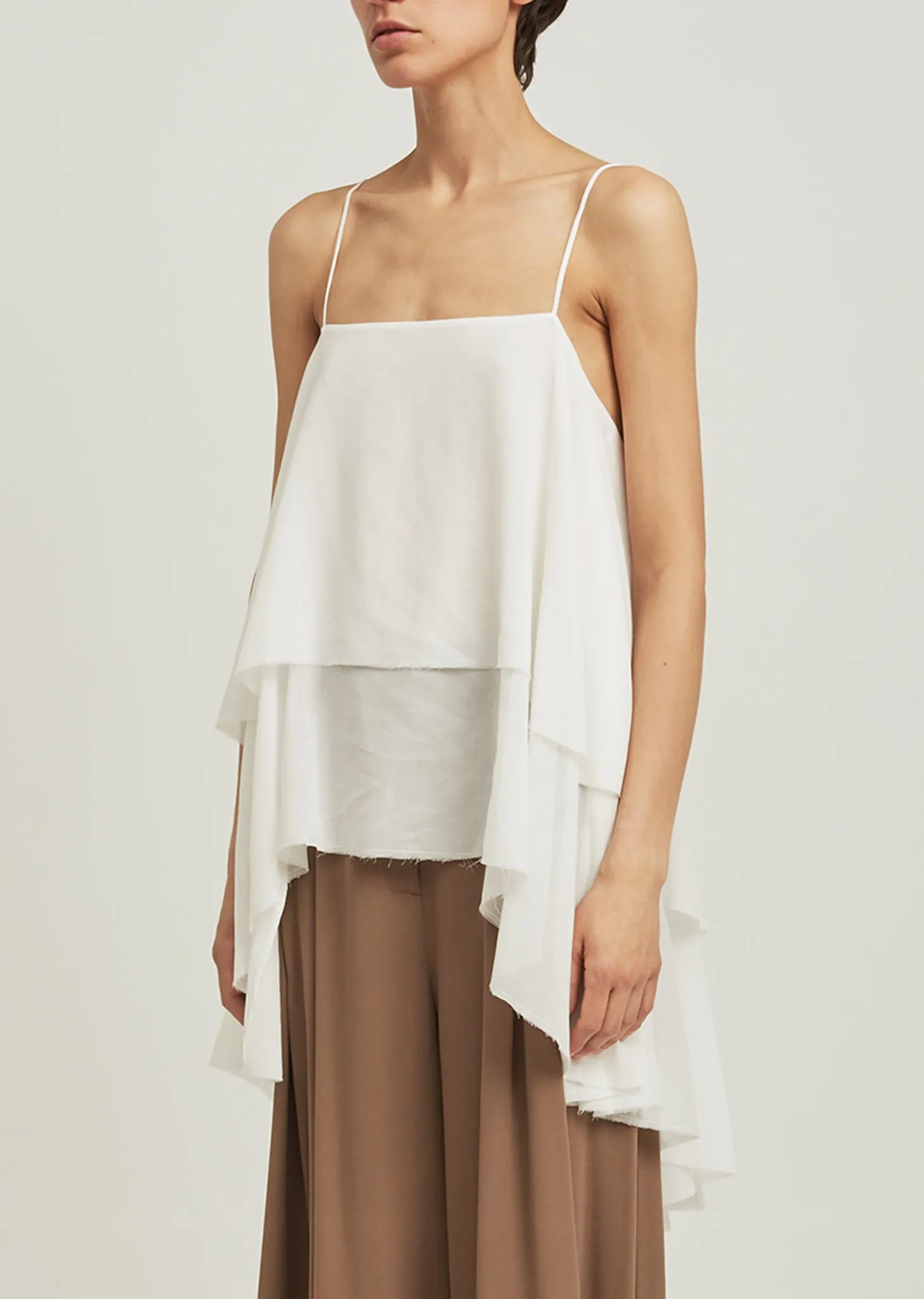 Cotton Voile Layered Top
