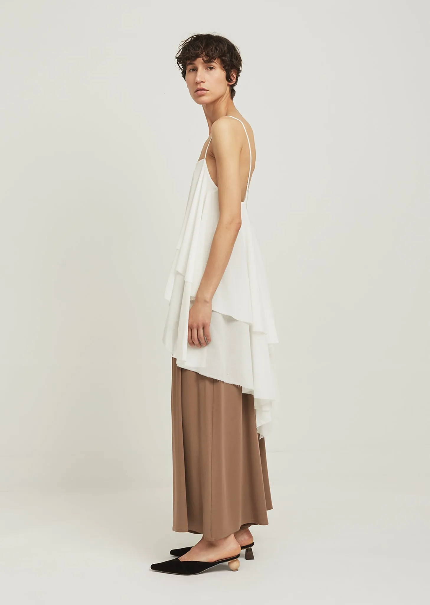 Cotton Voile Layered Top