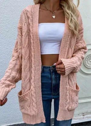 Cozy Fashion Knitted Long Sleeve Cardigan Sweater