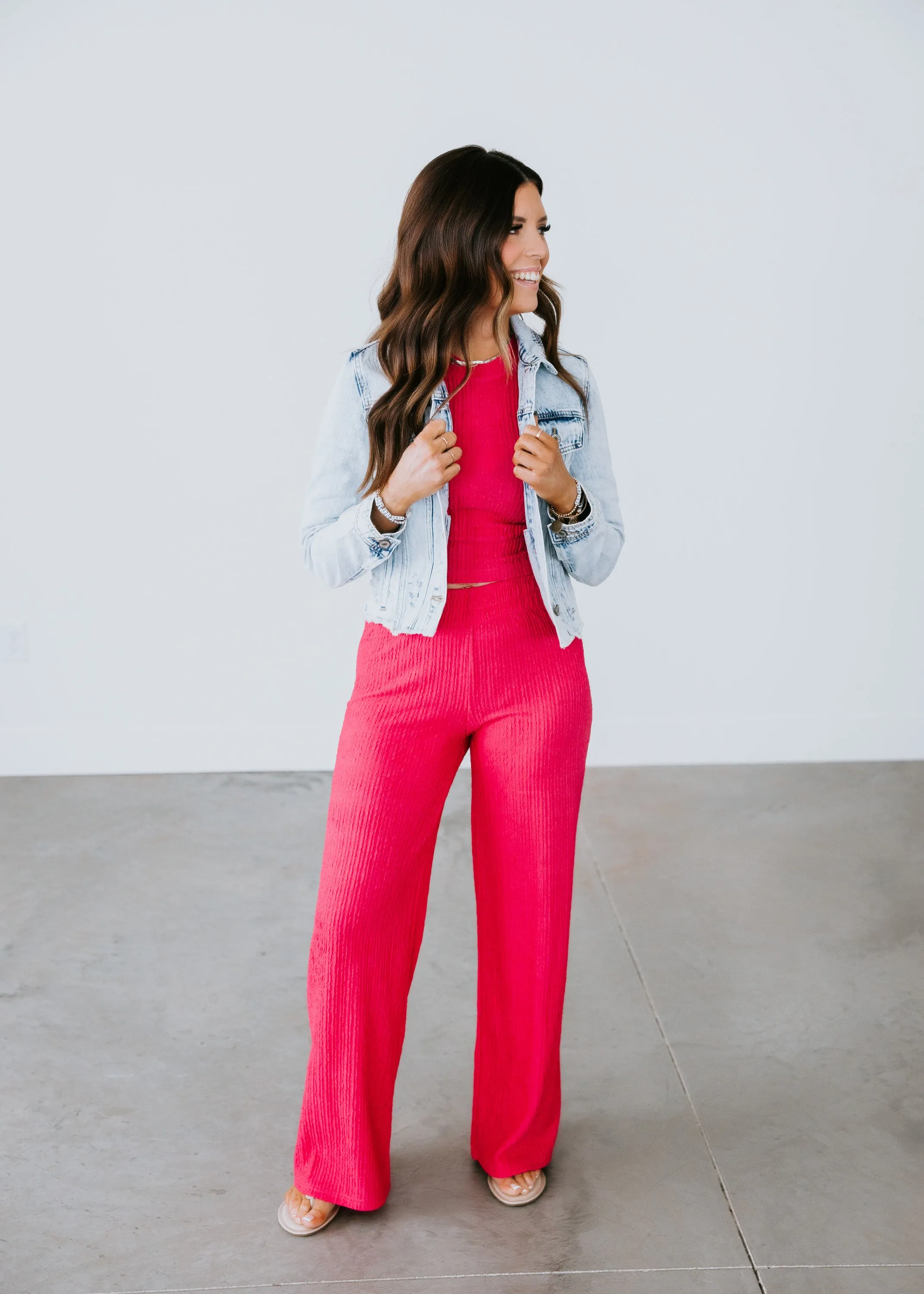 Cyndie KanCan Distressed Denim Jacket