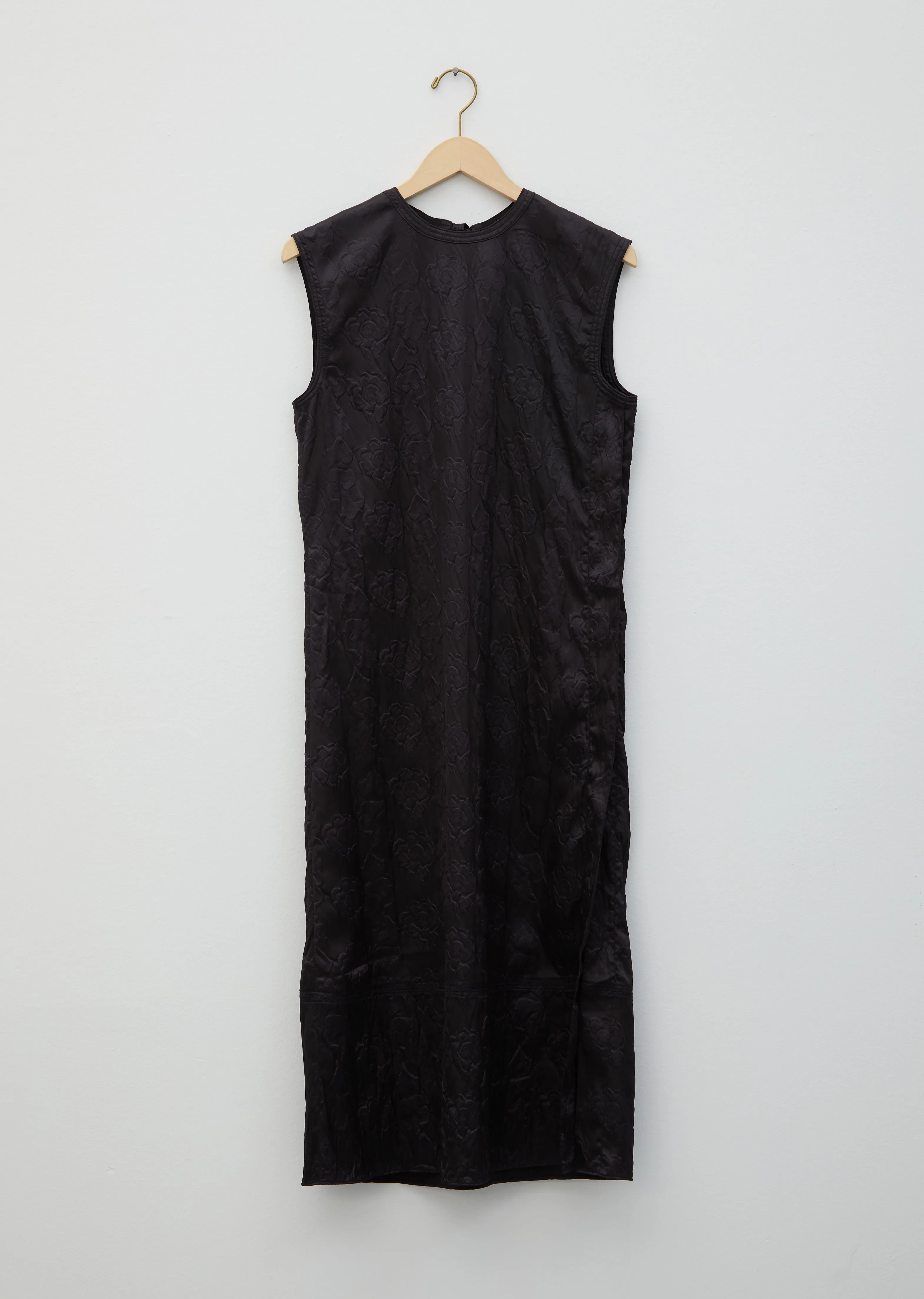 Darienne Floral Embossed Satin Dress