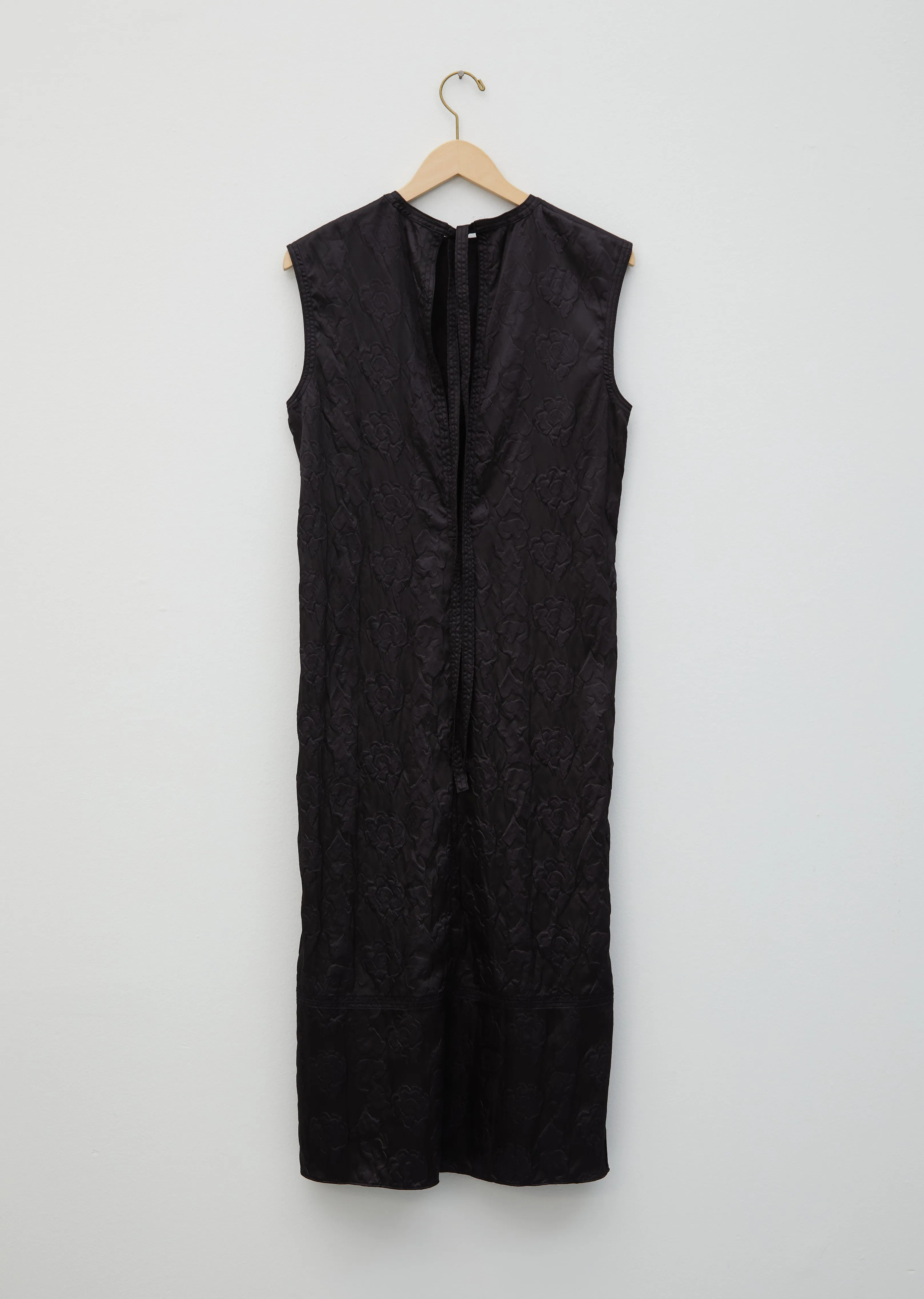 Darienne Floral Embossed Satin Dress