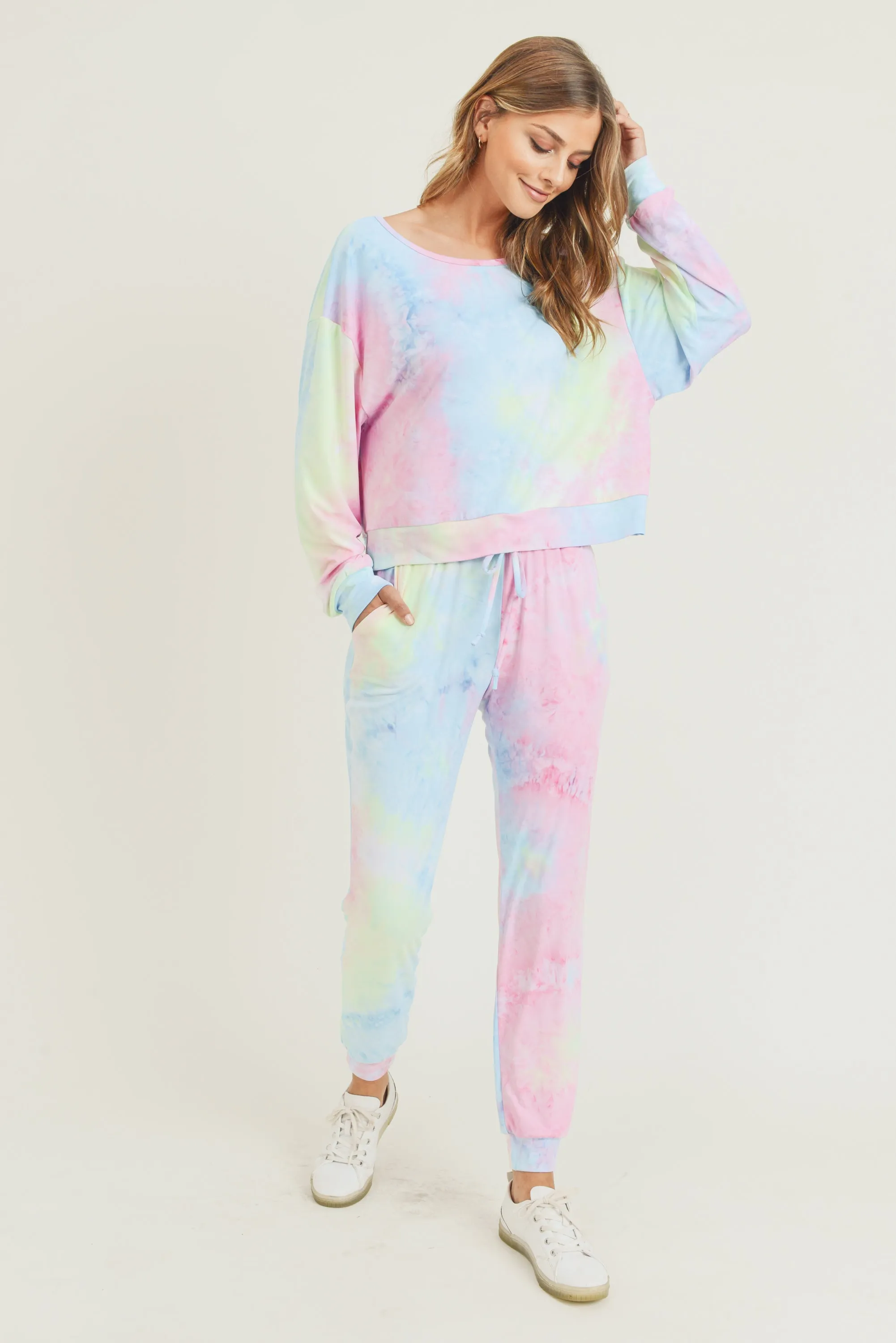 Daydreamer Tie Dye Print Joggers