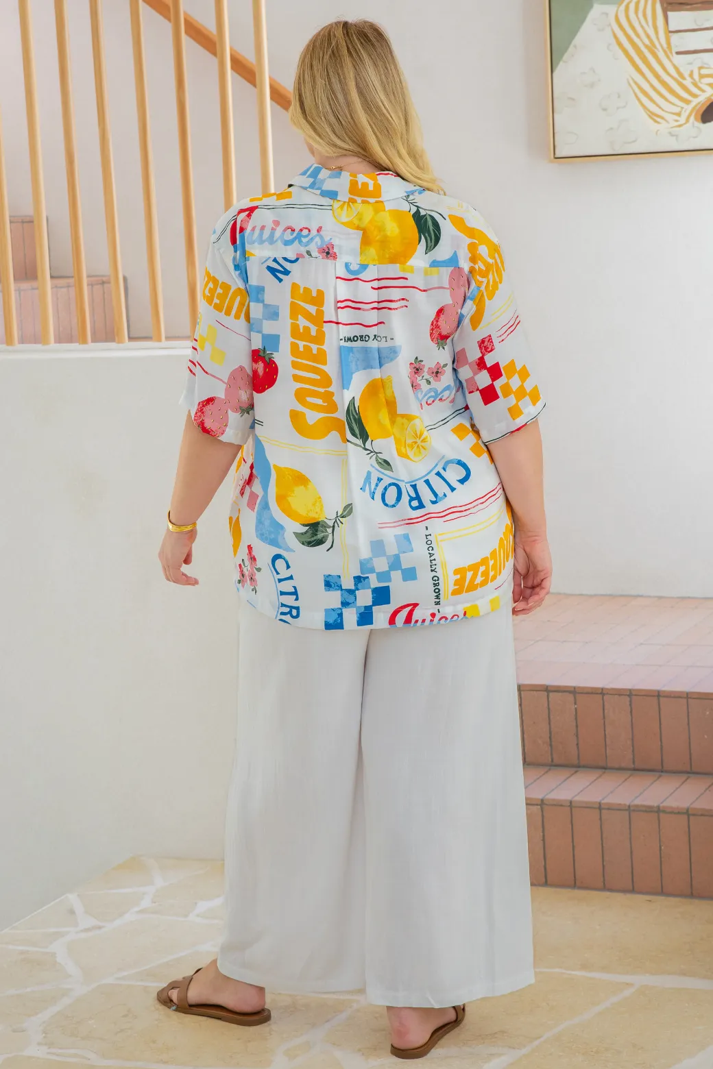 Delta Shirt Limoncello Print