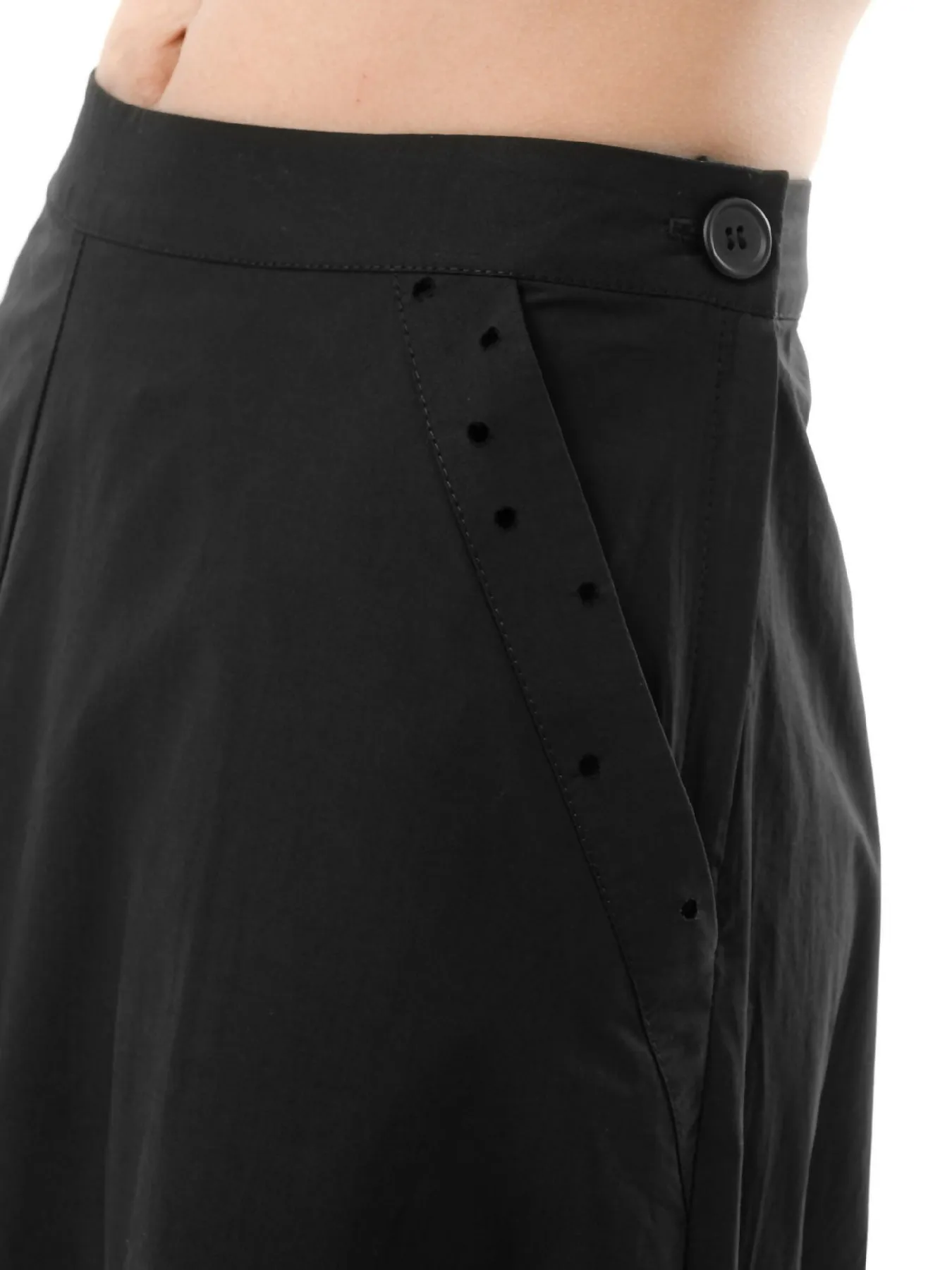 DIAPHANUM WIDE LEG PUNCHED HOLE PANTS