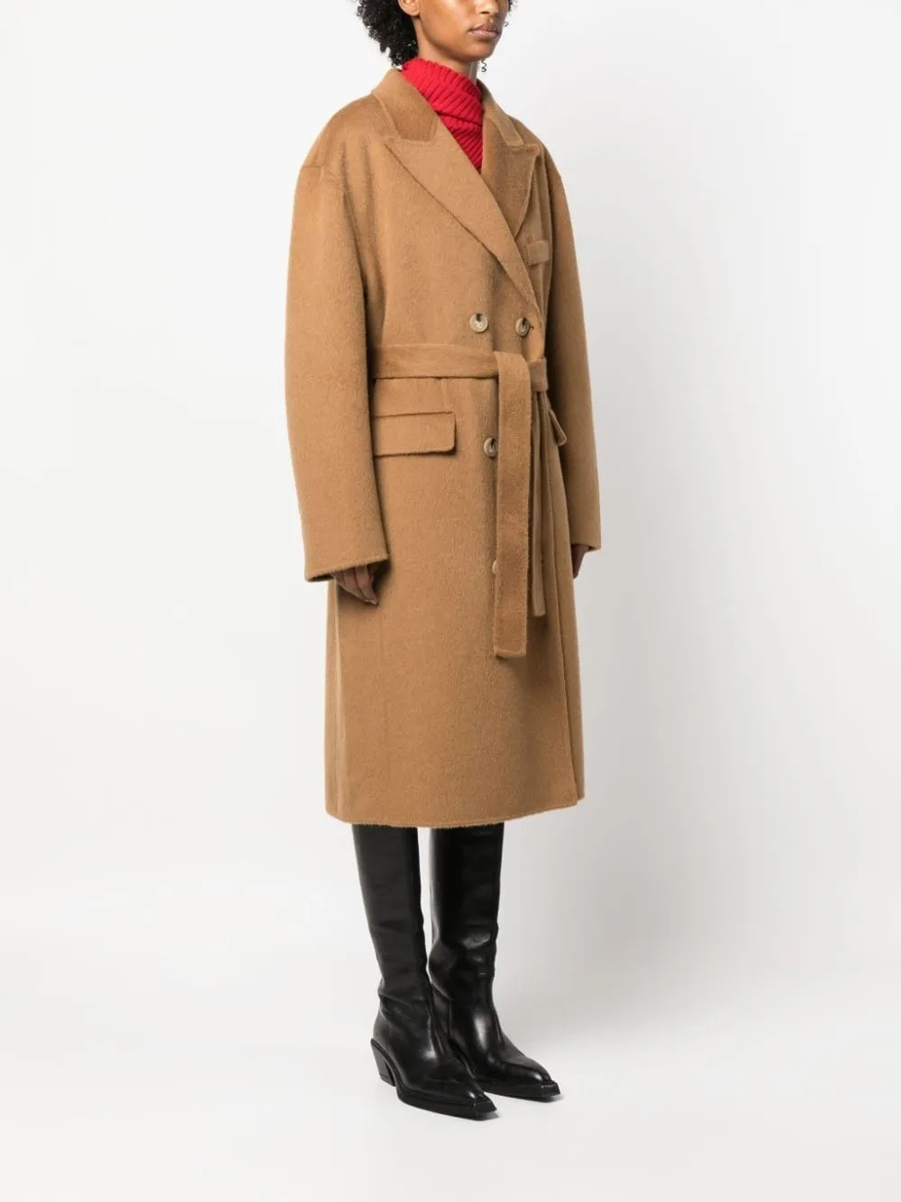 double textured coat
