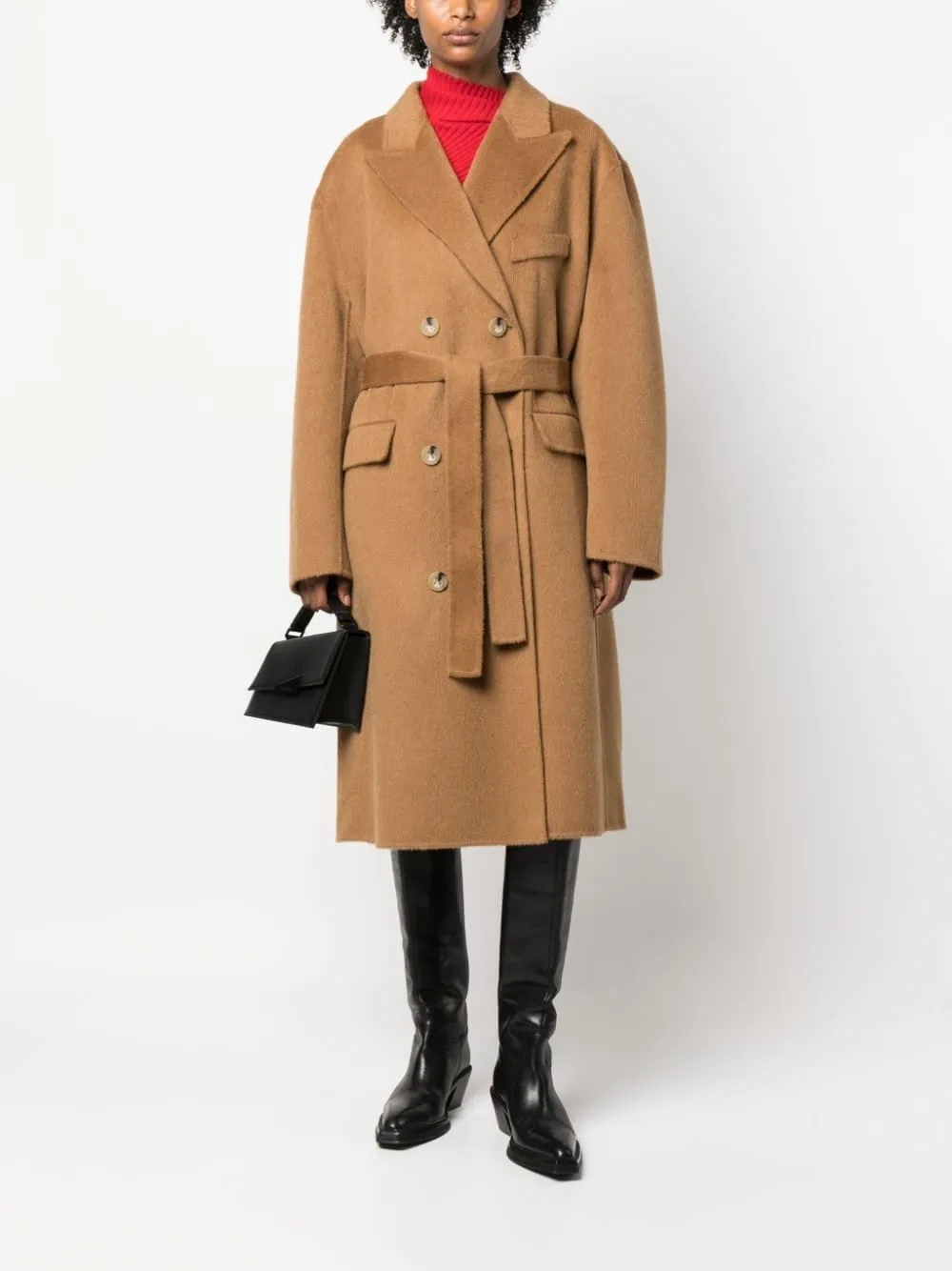 double textured coat