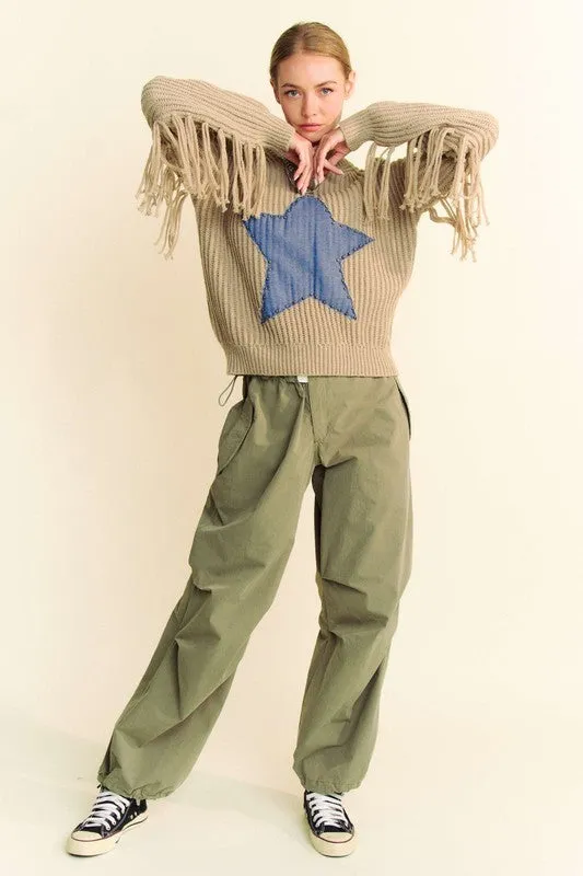 Drawstring Baggy Pants with Pockets