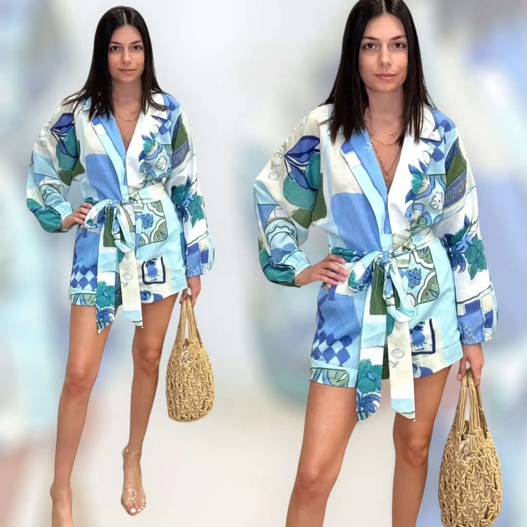 Elika Long Sleeve Romper