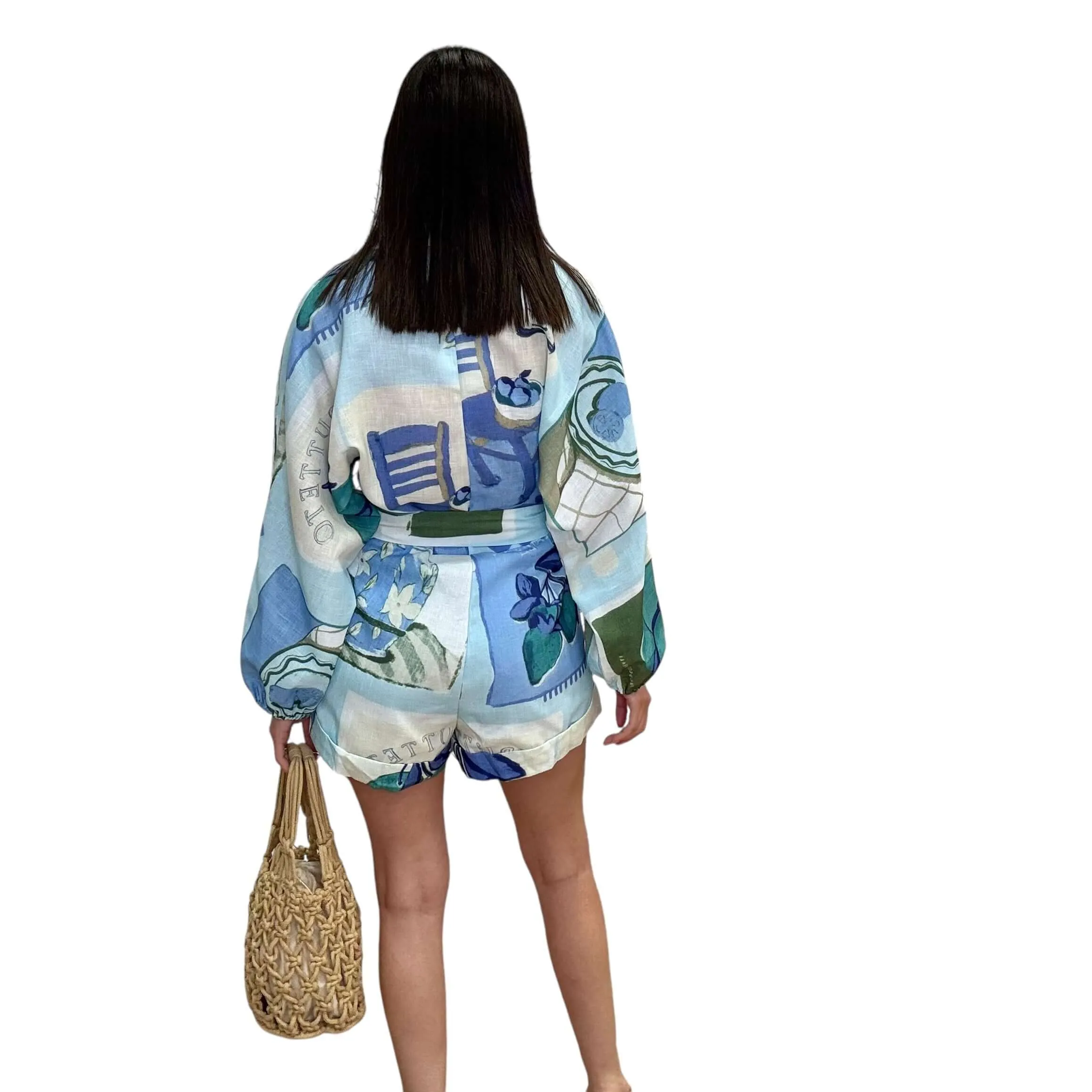 Elika Long Sleeve Romper