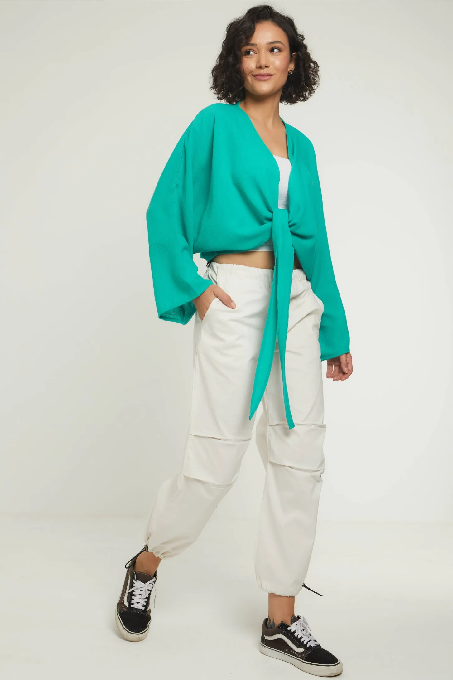EVERYDAY PARACHUTE PANTS - WHITE
